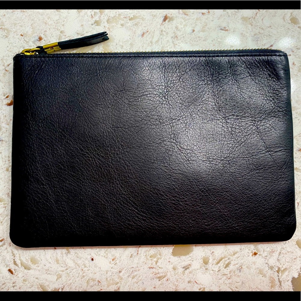 Madewell Leather Pouch Clutch
